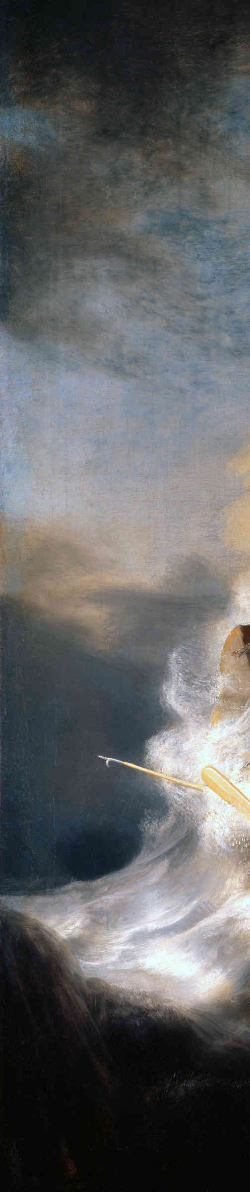 Le Christ dans la tempête sur la mer de Galilée, détail (Rembrandt,
1632)